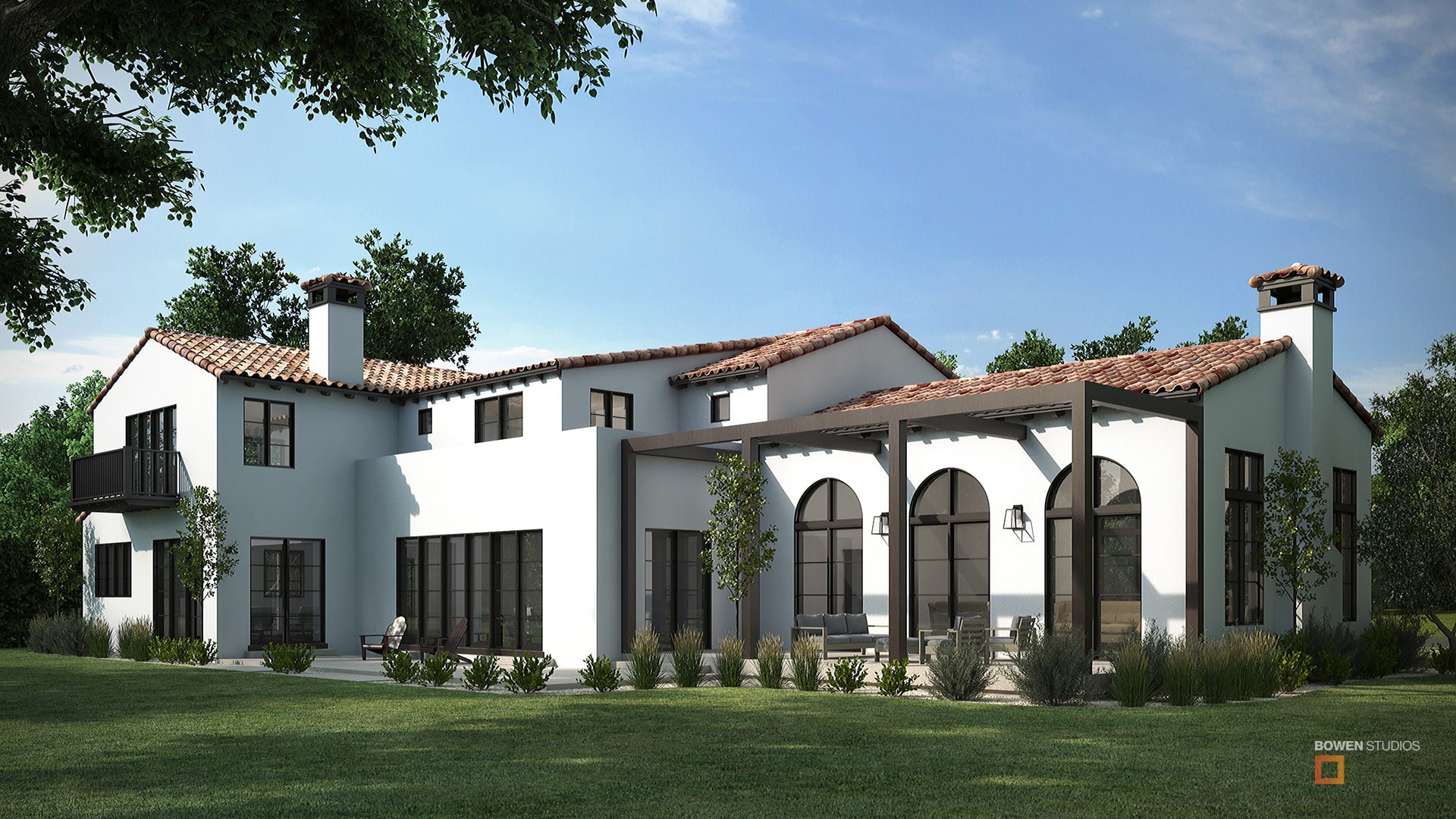 Lovely Spanish style residence in Los Angeles.